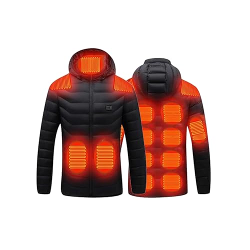 Heated Jacket for Men Women 2025 Winter Heated Coat Soft Shell Warm Heating Jackets Outdoor Winter Clothes