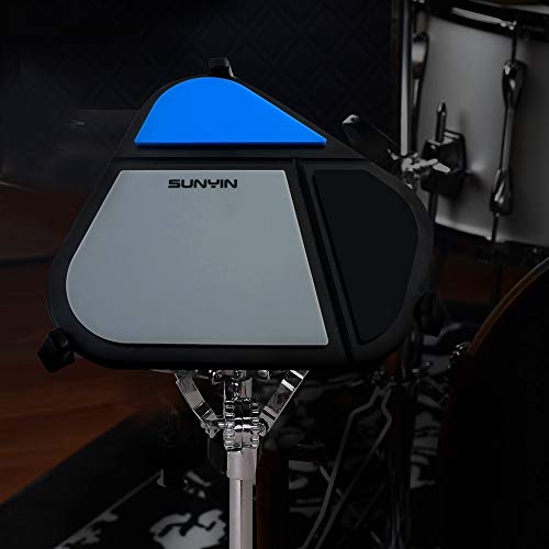 SUNYIN Drum Practice Pad,Silent Practice Pad,Three Percussion Elasticity,Snare Drum Feel,Rhythmic Practice for Children and Adults(NOT include STAND)