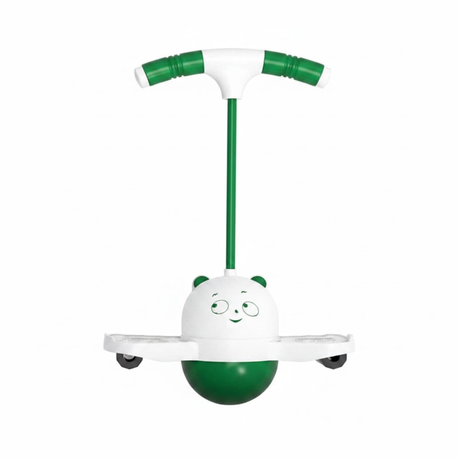 Rounded Ball Base Bouncing Balance Toy Non-luminous Small Green | Balance Moving Base Handle Control Play Experience Small Green Non-luminous-image-13