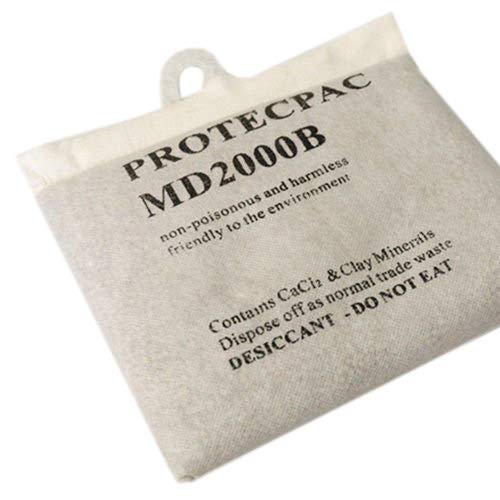 EYEPOWER Luftentfeuchter 2 kg Trockensack Trockenbeutel Trockenmittel Granulat Beutel Raumentfeuchter Autoluftentfeuchter wiederverwendbar ohne Nachfüllen Calciumchlorid Feuchtigkeit Absorber