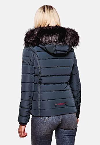 Navahoo Damen Winterjacke Miamor Blau Gr. XL