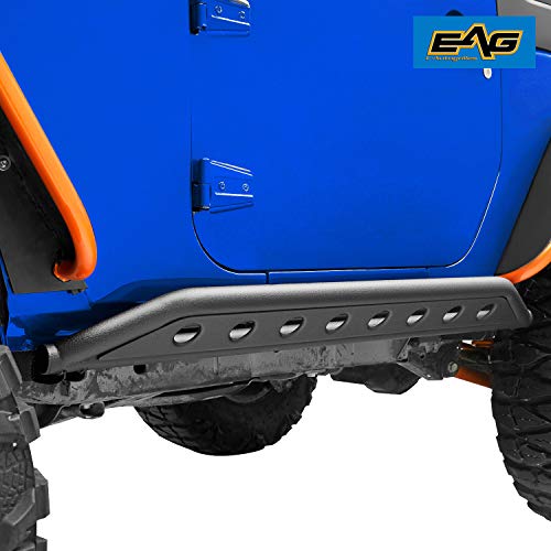Eag Tubular Side Armor Rocker Guard Rock Sliders Fit For 2007-2018 Wrangler Jk 2 Door #TOP2