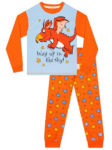 Zog Boys Pyjamas | Long Sleeve Kids Pyjamas | Dragon Boys Pyjama Sets | Orange 5-6 Years