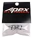 Apex RC Products Aluminum Serviceable Nitro RC Fuel Filter - 2 Pack #8056