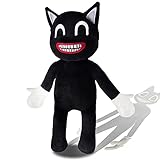 Black Cartoon Cat Plush Stuffed Toy, Soft & Embrace Animal Cat Plush Toys, Child Plush Doll, Kids...