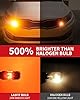 LASFIT T3 1156 LED Bulb Amber Turn Signal Built In Resistor 7506 CANBUS Ready Error Free New 500% Bright Blinker 4000LM Light 1156A P21W 1141 1003 BA15S Front Rear Anti Flicker Hyper Flash (2pcs) #2