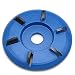 Produktbild Dastrues Frässcheibe Für Winkelschleifer Holz 90mm Arc/Flat Plane Zähne Holz Turbo Carving Disc Fräser Werkzeuge für 16mm / 22mm Winkelschleifer