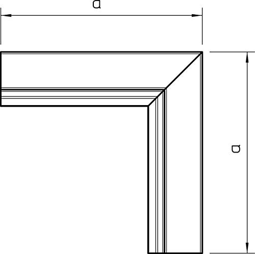 Angle intérieur de finition pour corriger les faux équerrages - 3