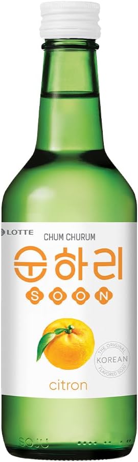 Lotte Chum Churum Premium Korean Fruity Soju Assorted 350ml (9 Bottles) – Summer Party Drinks for BBQ Gatherings & Match Night 12–18% Alc Vol