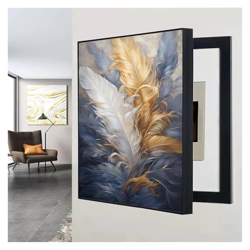 Decorative Electric Panel Cover - Stylish Circuit Breaker Box & Fuse Box Cabinet - Picture Frame Design for Home & Office - Unique Wall Art Decoration