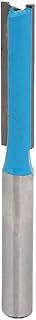 New Lon0167 1/4-inch x Featured 1/4-inch 32mm Depth reliable efficacy Double Flute Straight Router Bit Cutter Blue(id:4d2 8b e5 99f)