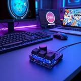 SAYODEVICE Klawiatura O3C Rapid Trigger Hall Effect nadaje się do OSU i geometrii Dash Rhythm Game Makro klawiatura z magnetycznymi przełącznikami liniowymi (czarna, różowy przełącznik Outemu)