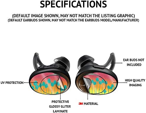 MIGHTY SKINS MightySkins Glossy Glitter Skin for Apple AirPods - Conceal Pink | Protective, Durable High-Gloss Glitter Finish | Easy to Apply, Remove, and Change Styles | Made in The USA image 5