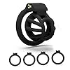 SeLgurFos V2.0-whale Male Chastity Device With 4 Penis Rings, Penis Trainer Cock Cage Cock Ring Chastity Belt Sex Toys…