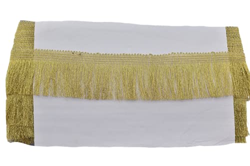 Cinta de flecos para blusas y saris sin deshilacharse, borde de encaje de borla de 9 yardas 6