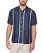 Cubavera Men's Essential Short-Sleeve Shirt with Contrast Inset Panels