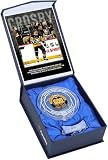Sidney Crosby Pittsburgh Penguins 600th NHL Goal Crystal Puck - Filled with Game-Used Ice from 600th Goal Game - NHL Unsigned Game Used Pucks