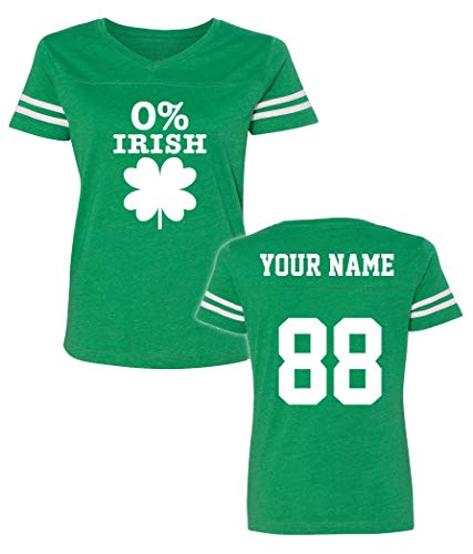 0% Irish Custom Jerseys St Patrick s Day T Shirts - Saint Pattys Jersey Tee & Outfits