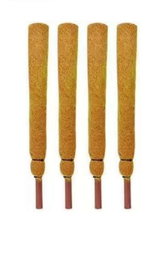 Coir Stick for Plants Moss Sticks for Plants Moss Pole Plant Sticks Support for Climbers Coco Pole for Climbing Indoor Plants (4 Feet Pack of 4) (B0BN83726S) Amazon Price History, Amazon Price Tracker