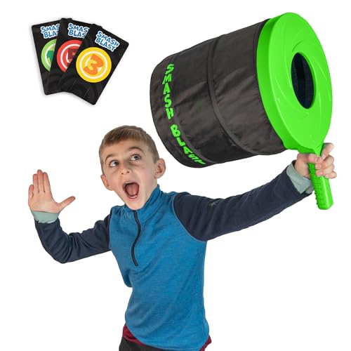 Smash Blast Pro Air Cannon Toy, Shoots Air Vortex 20+ Feet, Rapid-Fire, No Batteries or Assembly, 15...