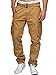 Produktbild Indicode Herren William Cargohose aus Baumwolle m. 7 Taschen inkl. Gürtel | Outdoorhose Amber XL