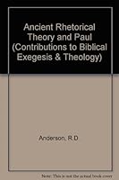 Ancient Rhetorical Theory And Paul 9039001421 Book Cover