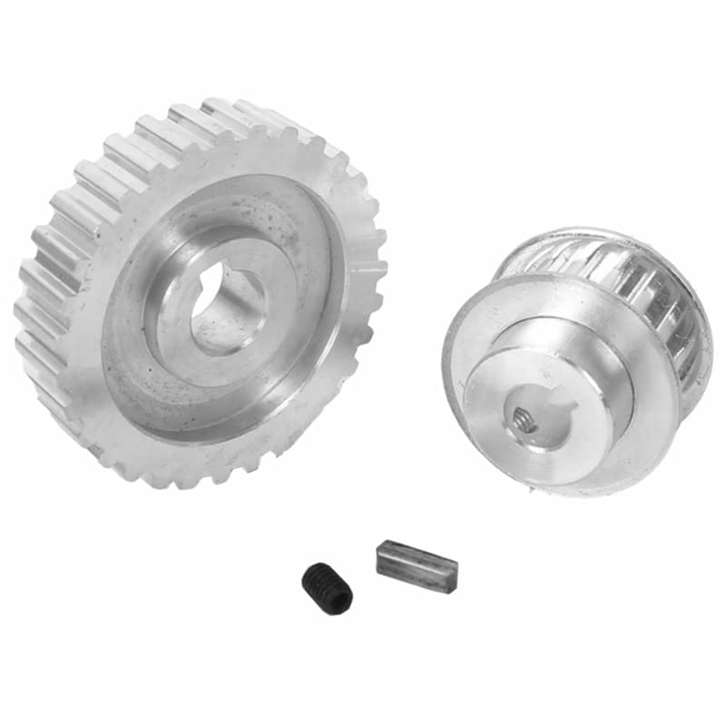 2Pcs Metal Cutting Machine Gears Metal Synchronous Pulley Gear Motor Belt Gear Drive Wheel Gear S/N Cj0618 Mini Lathe Gears