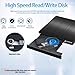Svemei External CD DVD Drive for Laptop CD Burner Reader USB 3.0 Portable CD/DVD +/-RW Optical Drive DVD Player CD ROM Rewriter Adapter Duplicator for Laptop Mac OS PC Desktop Linux Windows 11/10/8/7