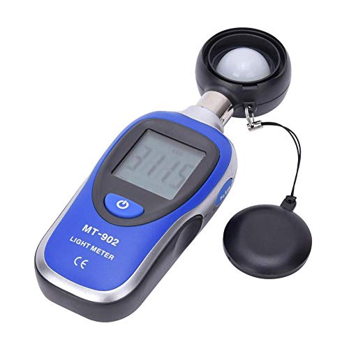 Medidor de luz digital MT-902, medidor de luz de luxómetro LCD Medidor de luz/iluminador digital, luminómetros 0-200K Lx/0-20KFc Fotómetros de fotómetro Lux Lux