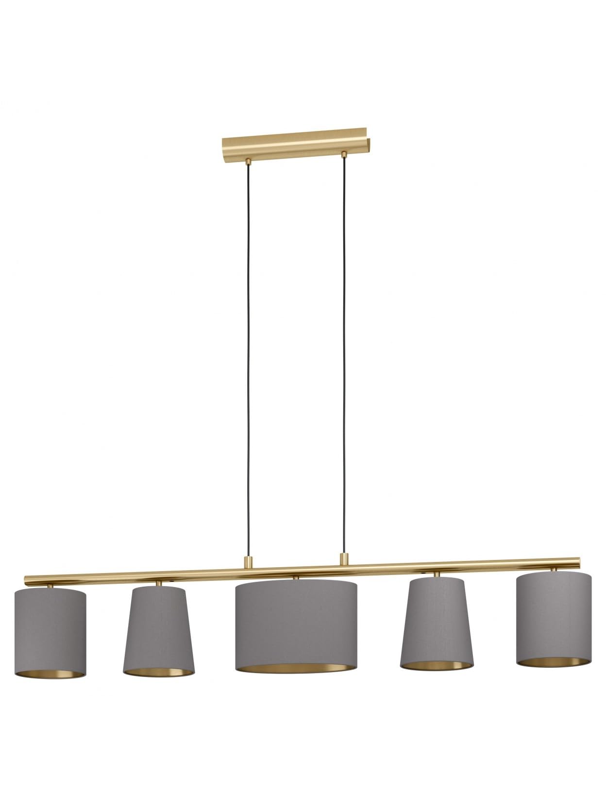 Lustre moderne en tissu tourterelle GL0026 pour sublimer votre salle à manger