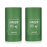 Green Tea Mask Stick, Deep Cleansing Smearing Clay Mask, Removing Blackhead Balancing Oil And Water,...