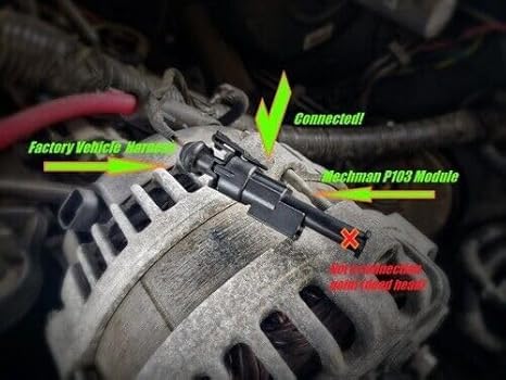 Mechman 390-Amp High Output Alternator 1996-2020 GM Truck/SUV 4.3L 4.8L 5.3L 5.7L 6.0L (Black)