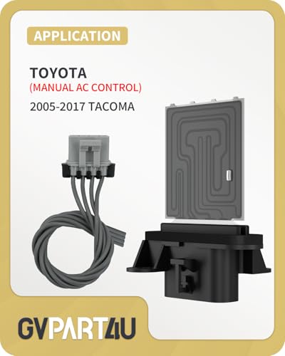 Image of Blower Motor Resistor 973-582 Fit for 2005-2017 Toyota Tacoma | Only Fit Manual AC Control Air-Conditioning System Blower Resistor 2006 2007 2008 2009 2010 2011 2012 2013 2014 2015 2016