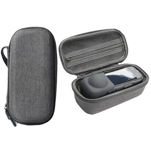 MotuTech Mini-Tasche für Insta360 X4, Hartschale, Aufbewahrungsbox, tragbar, stoßfest, kratzfest, grau, Minimalistisch
