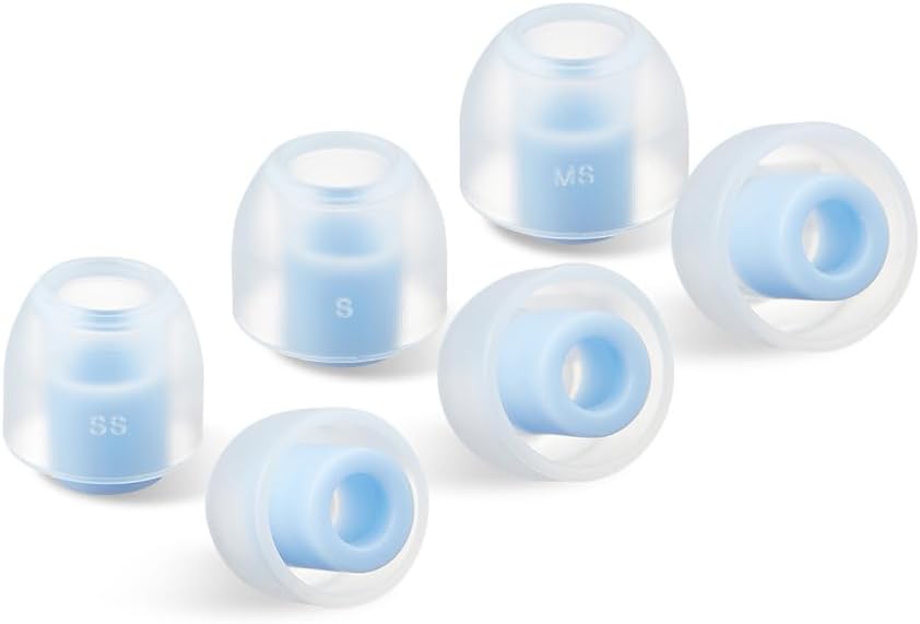 AZLA SednaEarfit Origin (SS/S/MS) - Earbud Tips for Noise Cancelling Headphones – Eartips Compatible with Wired Headphones, Wired Earbuds, Noise Cancelling Earbuds
