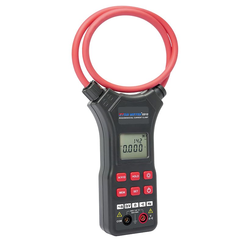 Pinza Amperimétrica Flexible Multifuncional EM6910, Rango 0.1V a 750V miniatura 2