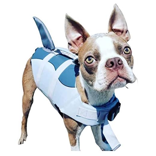 Chalecos salvavidas para perro, flotadores para natación, barco, piscina, chaleco salvavidas para perro Ripstop con alta flotabilidad y asa de elevación para razas pequeñas y medianas, gris, L