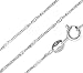 925 Sterling Silver Italian 1.2MM 1.3MM 1.5MM & 2MM Singapore (Twisted Curb) Chain Necklace