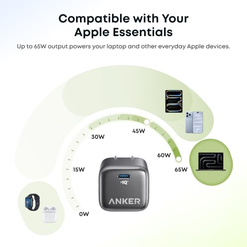 : Anker Nano Charger Neo, Dynamic 45W - 65W USB C Charger Block with 65W Max (White/Black) - image 4