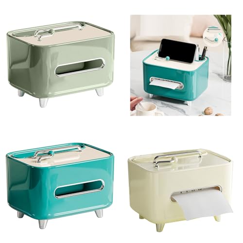 Boîte à mouchoirs multifonction pour ranger télécommandes et mobile