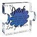Dad Gifts, Dad Birthday Gift, Gifts for Dad Thanksgiving Christmas Valentine's Day, Father's Day Gifts, Best Dad Ever Gifts Idea From Daughter Son,Unique Dad's Acrylic Block Puzzle Cool Present