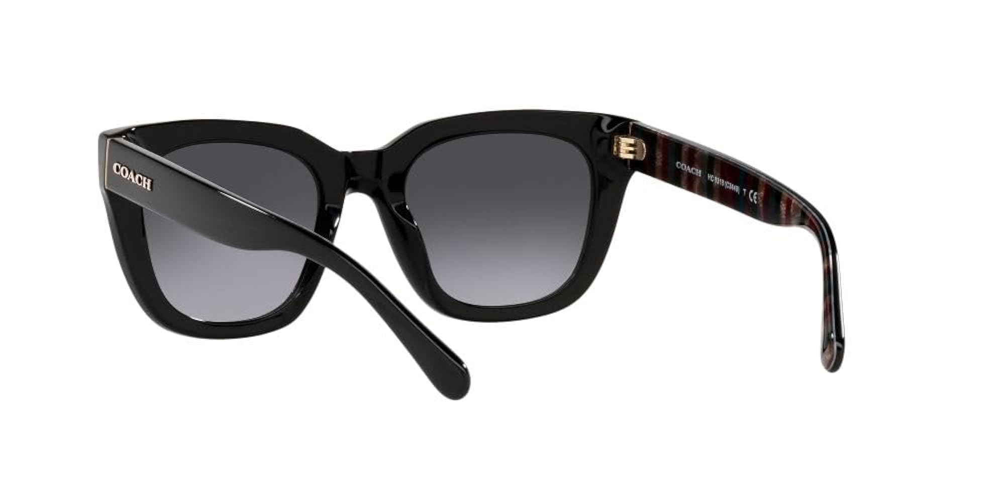 COACH サングラス グレー Coach HC8318 black frame with grey gradient lenses. Lenses