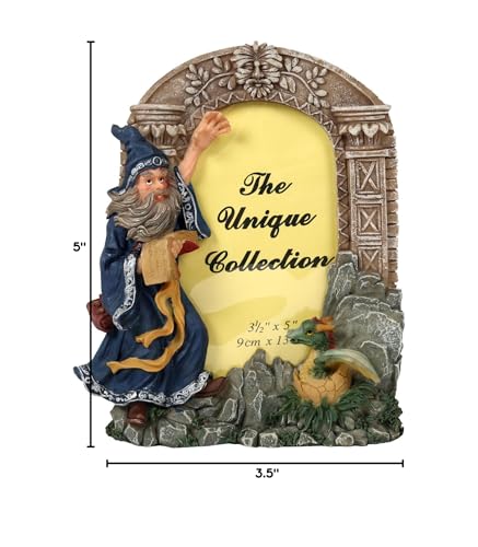 Truu Design era85 Unique Novelty Magical Wizard Picture Frame for Kids, 3.5 x 5 inches, Multicolor