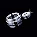 YIKA Handmade Crystal Audio knobs for Mercedes-Benz (Silver)