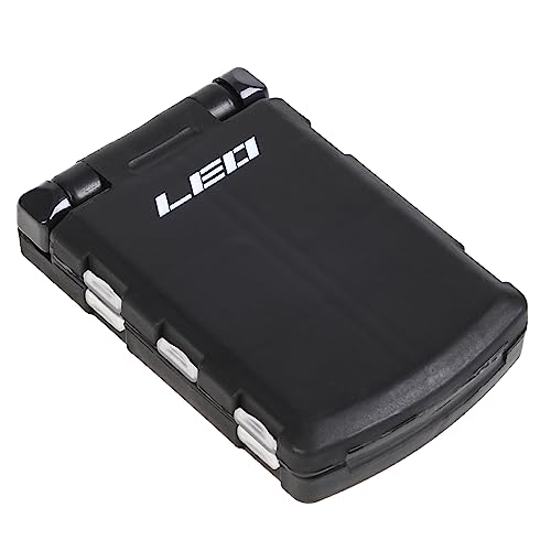 Caja Compartimentos para Señuelos de Pesca Bydezcon, Organizador Impermeable con 10 Compartimentos