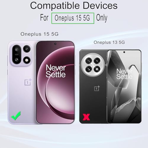 Image of Mr.Shield [2 Pack] Easy-X Tempered Glass Screen Protector for Oneplus 15 | 9H Hardness Guard, Military Grade Shatterproof, Easy Installation Tray, HD Clarity, Case-Friendly