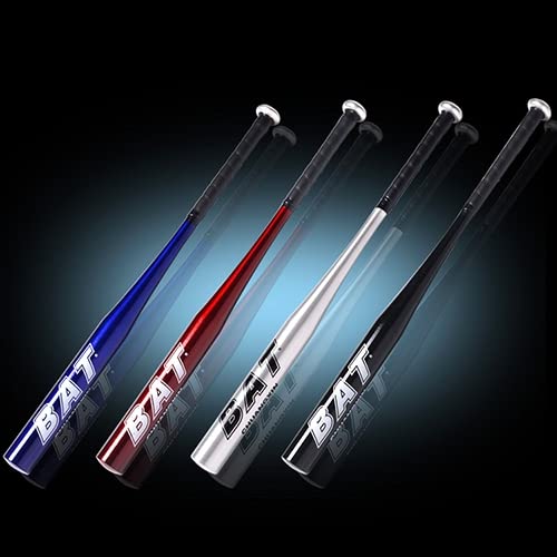 Papaba Aluminum Alloy Baseball Bat Racket Mini Baseball Bat Flexible Metal Baseball Bats For Softball Outdoor Sports Blue 30 Inch #TOP4