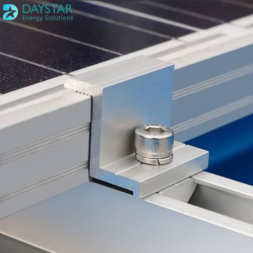 Image of Daystar Solutions Solar Panel mounting clamp 30MM for (3 Panel - 4 End Clamps and 4 Mid Clamps)