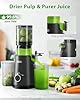 ECOSELF Juicer Machines - Wide Mouth Feed Chute For Fruits and Leafy Greens - Juice Extractor Machine With Self Feeding & Hands-Free Design For Family - Cold Press Juicer Easy to Clean（With Brush） #3