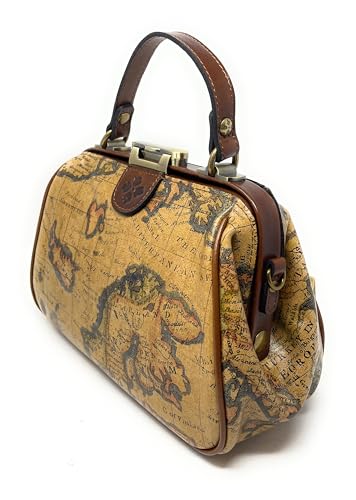 Image of Patricia Nash Gracchi Satchel Leather Handbag Purse